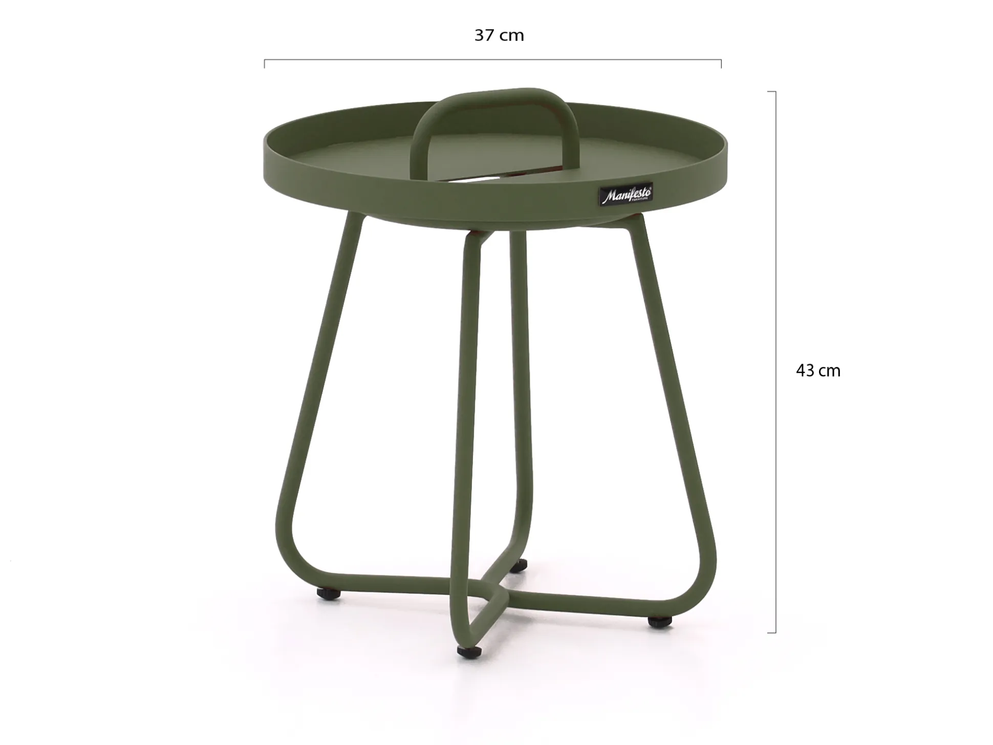 Manifesto Pito bijzet tuintafel ø 37cm (h:43cm)