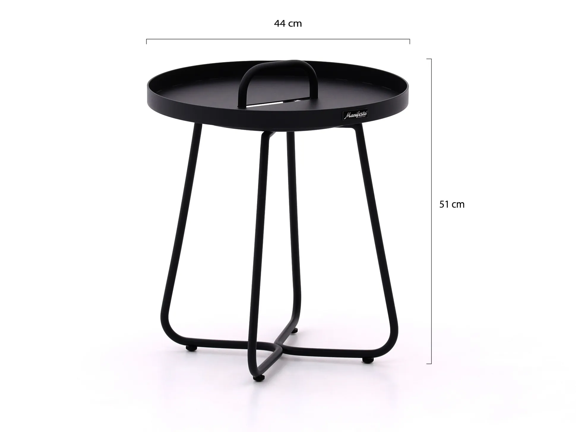 Manifesto Pito bijzet tuintafel ø 44cm (h:51cm)