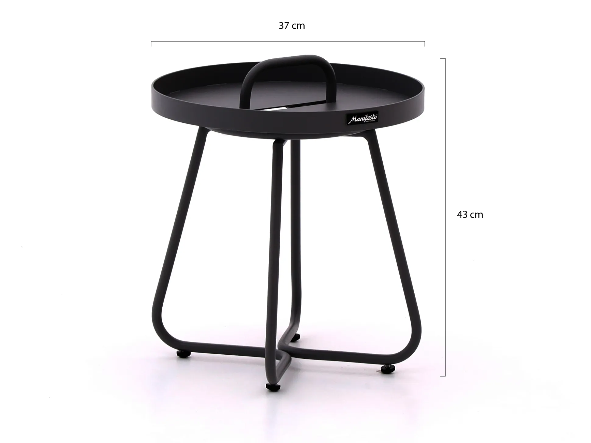 Manifesto Pito bijzet tuintafel ø 37cm (h:43cm)