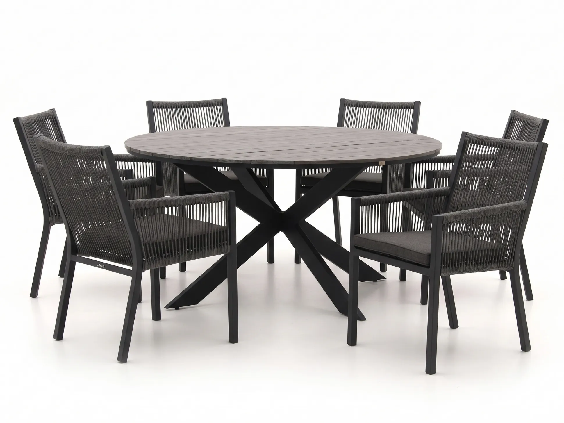Manifesto Rivola/Fidenza ø149cm dining tuinset 7-delig