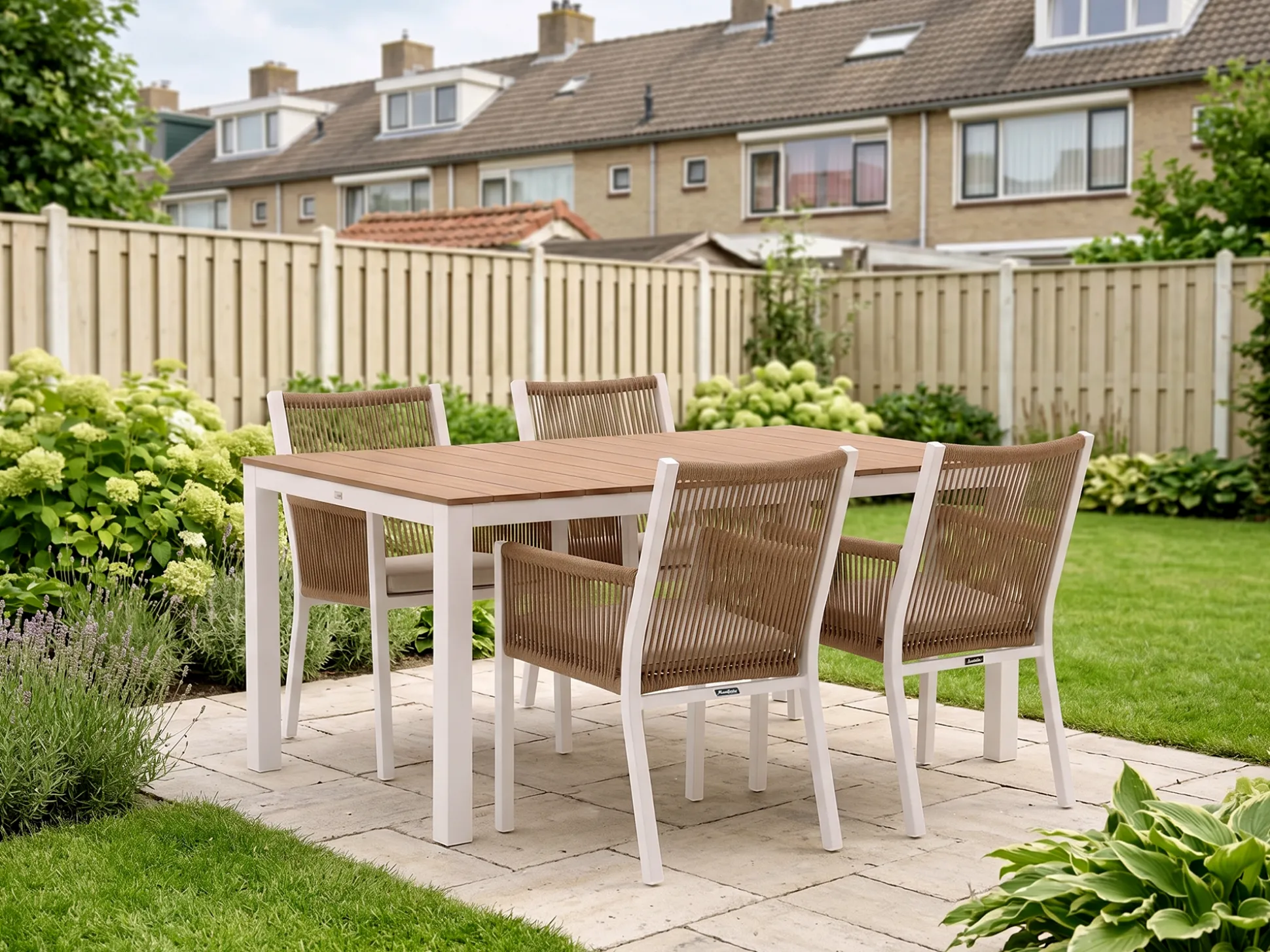 Manifesto Rivola/Fidenza 160cm dining tuinset 5-delig