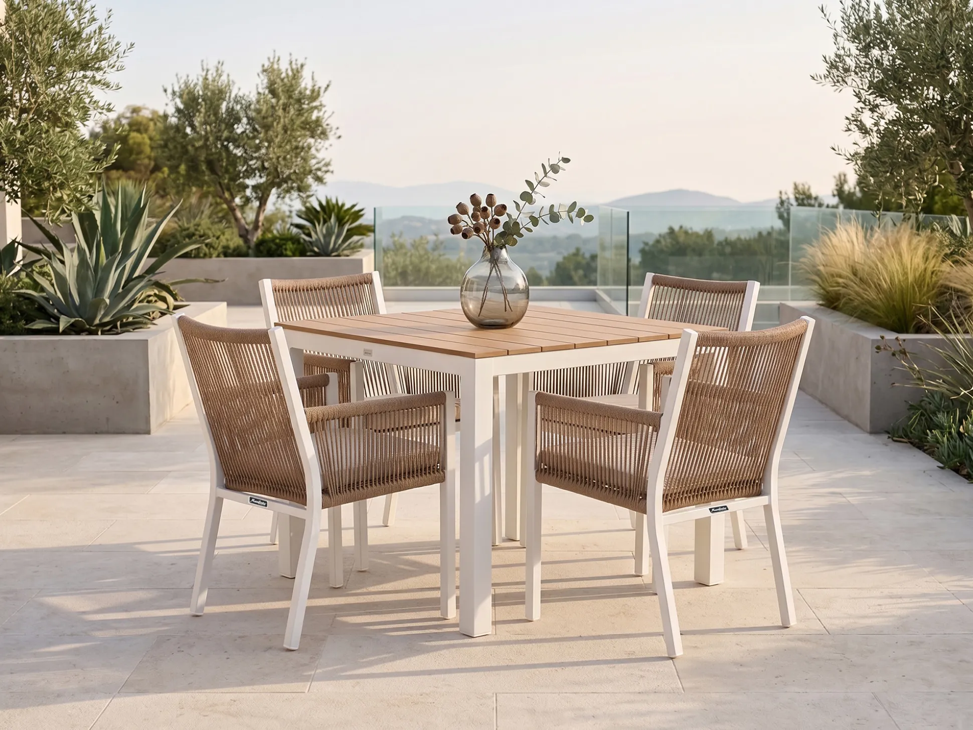 Manifesto Rivola/Fidenza 90cm dining tuinset 5-delig