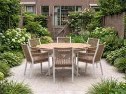 Manifesto Rivola/Fidenza ø149cm dining tuinset 7-delig