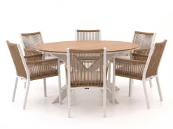 Manifesto Rivola/Fidenza ø149cm dining tuinset 7-delig