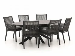 Manifesto Rivola/Fidenza ovaal 220cm dining tuinset 7-delig