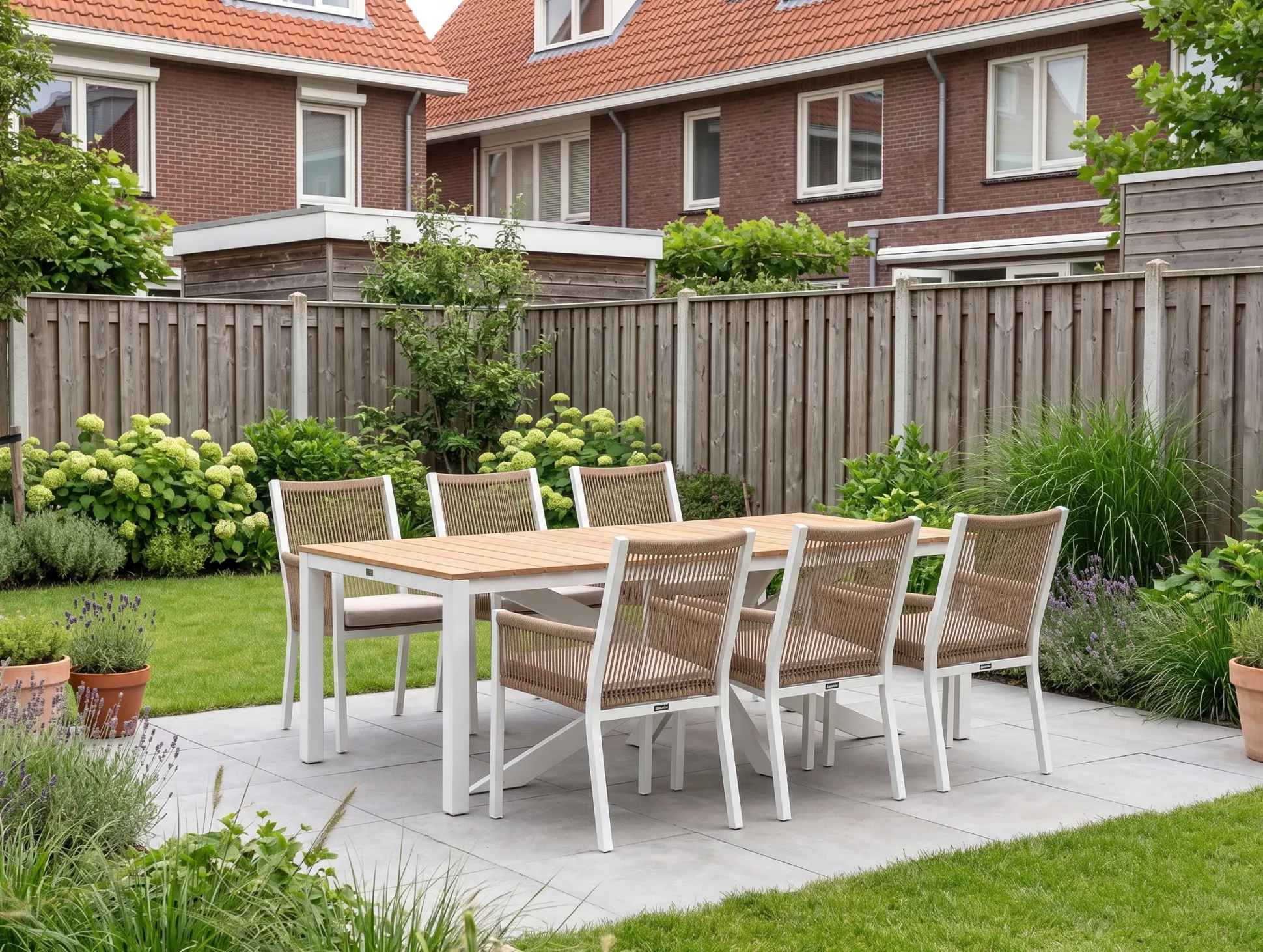 Manifesto Rivola/Furato 220cm dining tuinset 7-delig