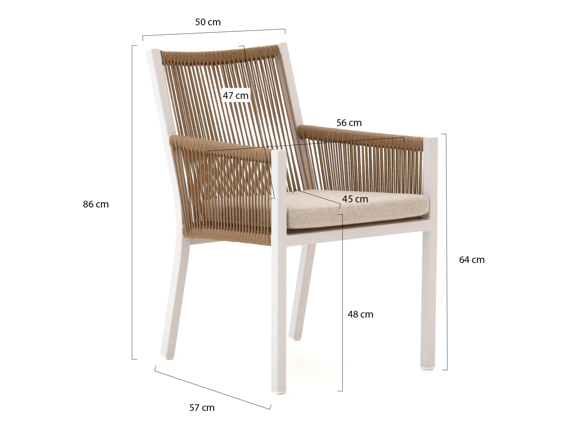 Manifesto Rivola/Induno Deens ovaal 240cm dining tuinset 7-delig
