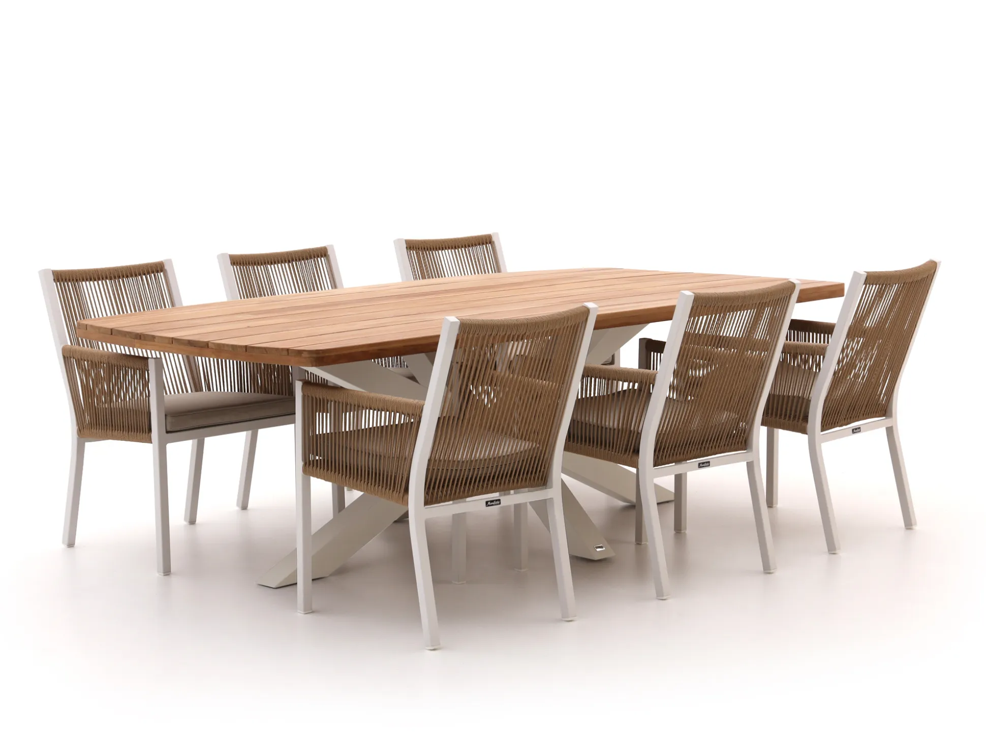 Manifesto Rivola/Induno Deens ovaal 240cm dining tuinset 7-delig
