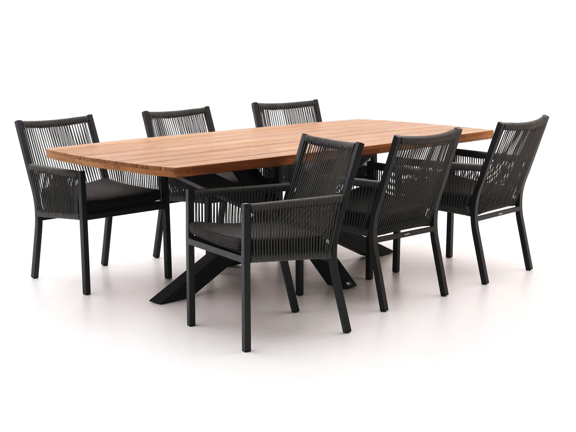 Manifesto Rivola/Induno Deens Ovaal 240cm dining tuinset 7-delig