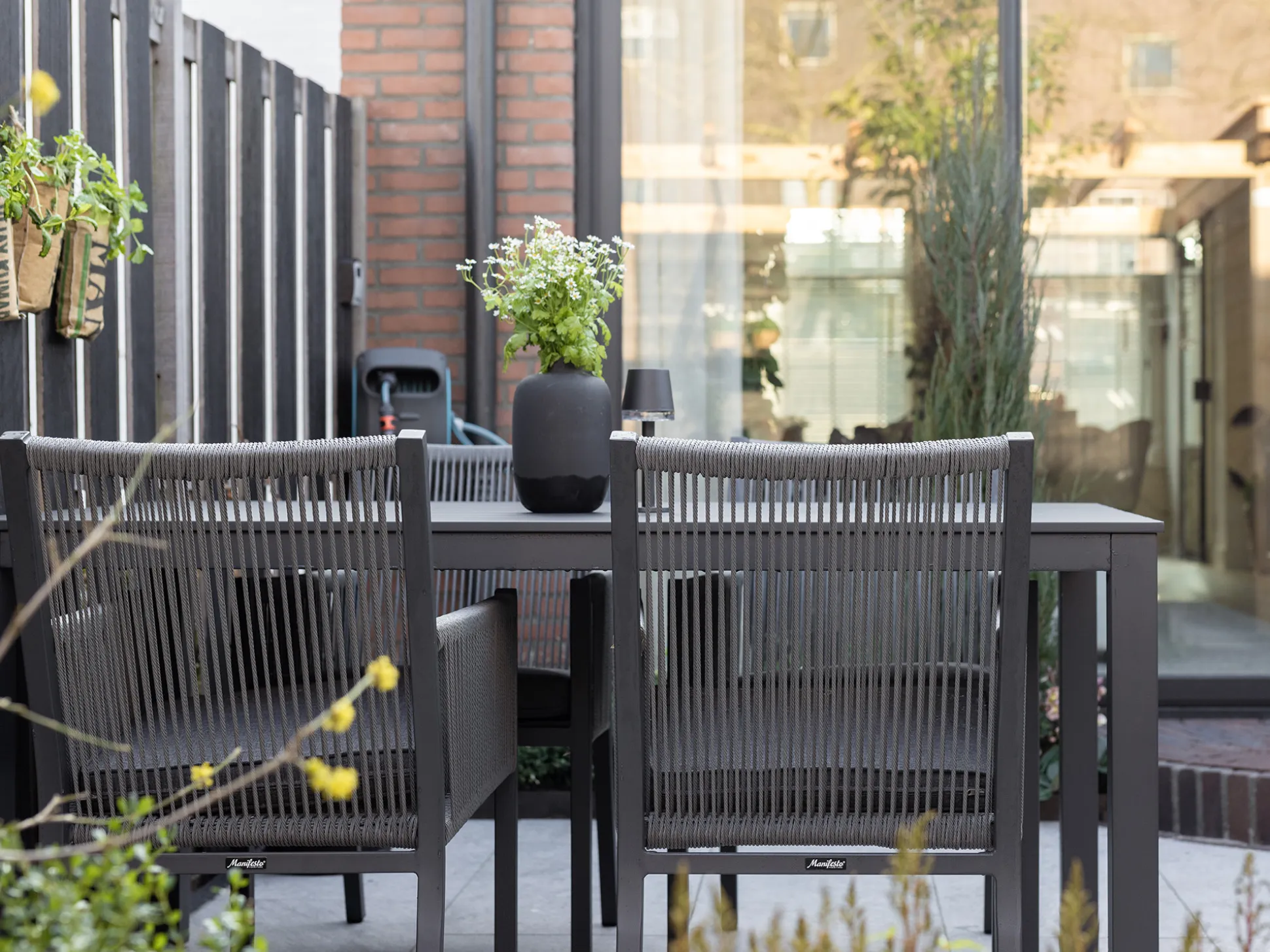 Manifesto Rivola/Menzano 160cm dining tuinset 5-delig