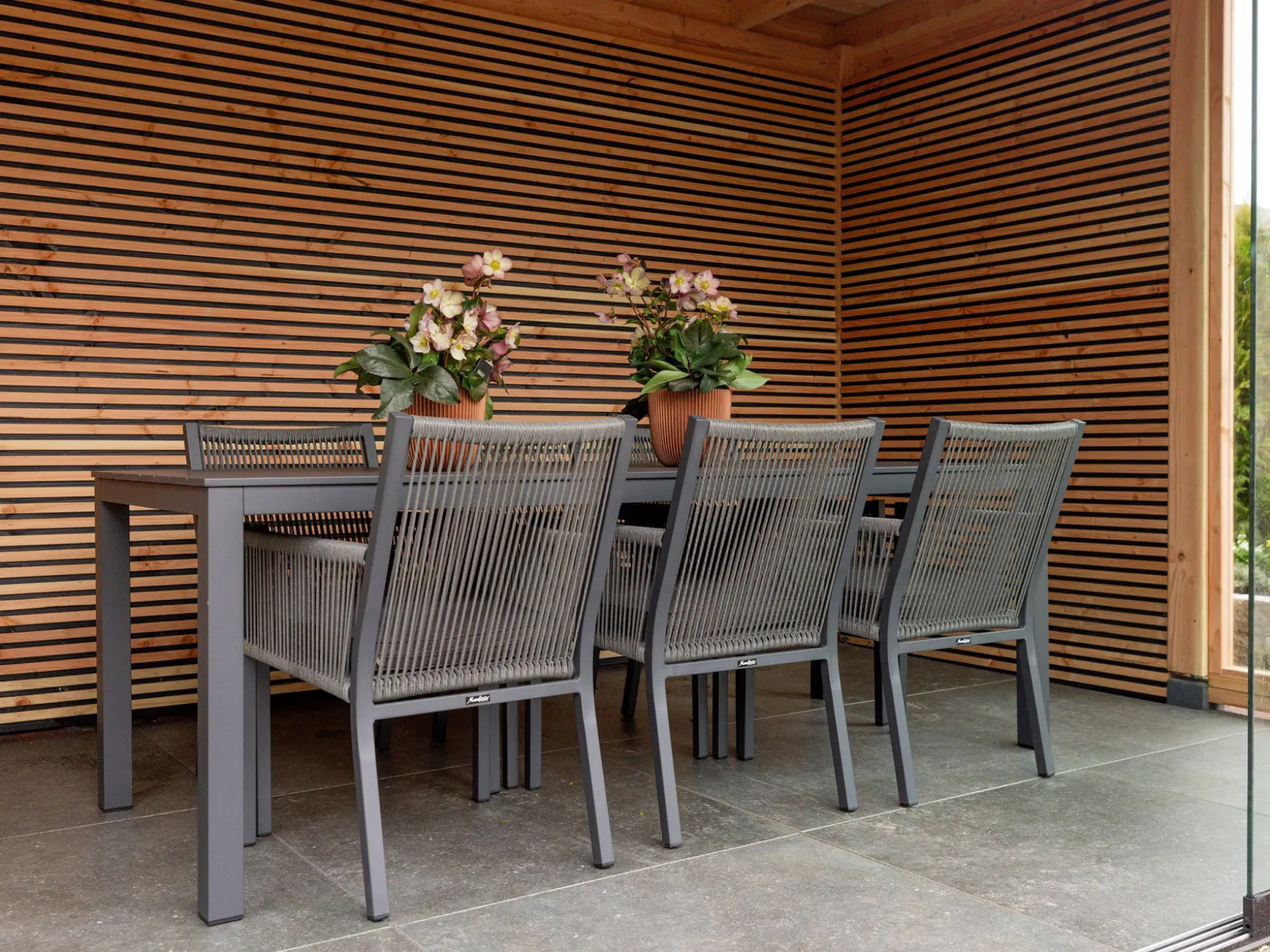 Manifesto Rivola/Menzano 220cm dining tuinset 7-delig