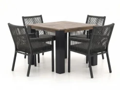 Manifesto Rivola/ROUGH-X 100cm dining tuinset 5-delig