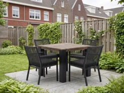 Manifesto Rivola/ROUGH-X 100cm dining tuinset 5-delig