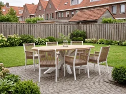 Manifesto Rivola/ROUGH-Y Ellips 200cm dining tuinset 7-delig