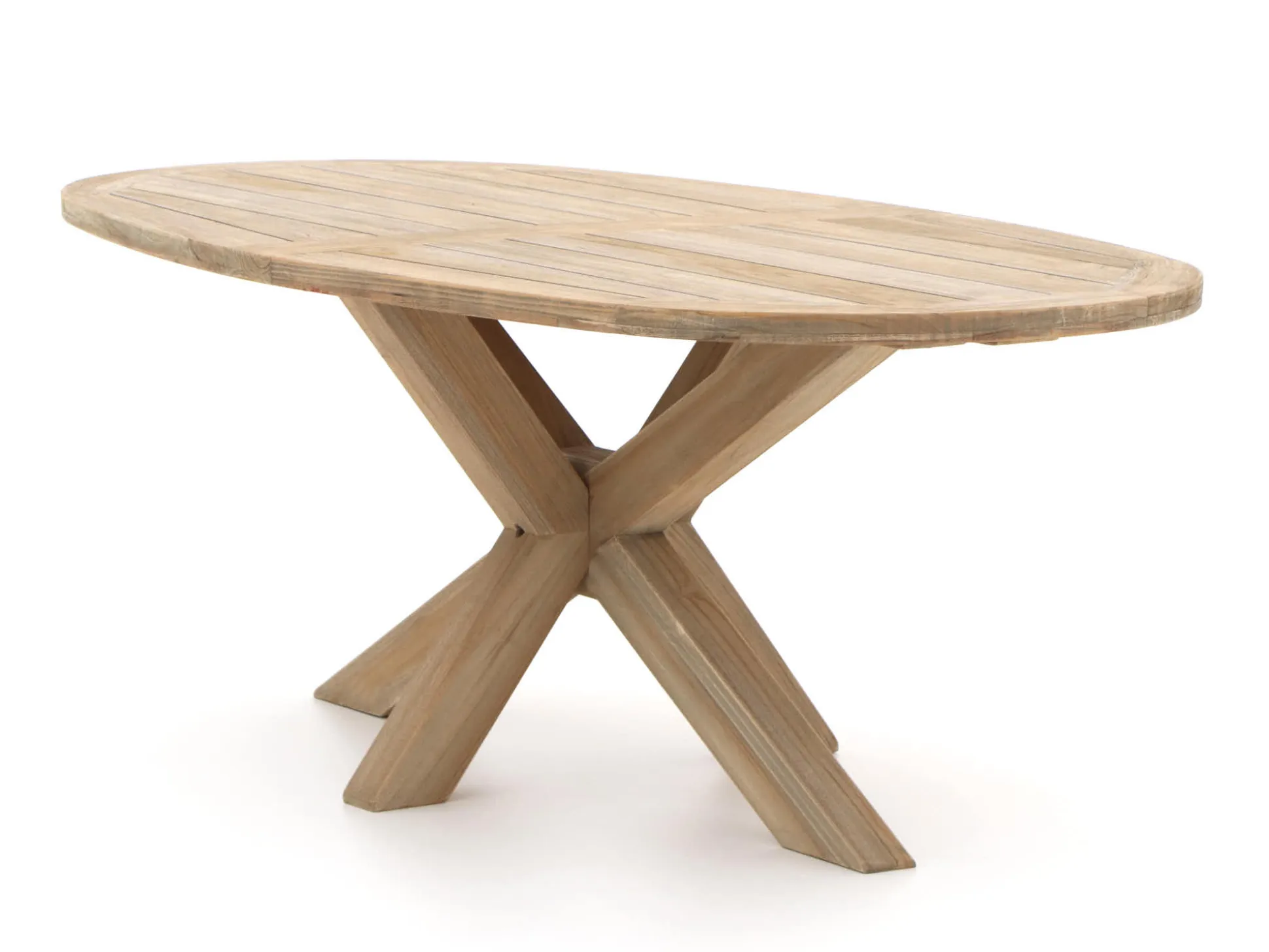 Manifesto Rivola/ROUGH-Y Ellips 200cm dining tuinset 7-delig