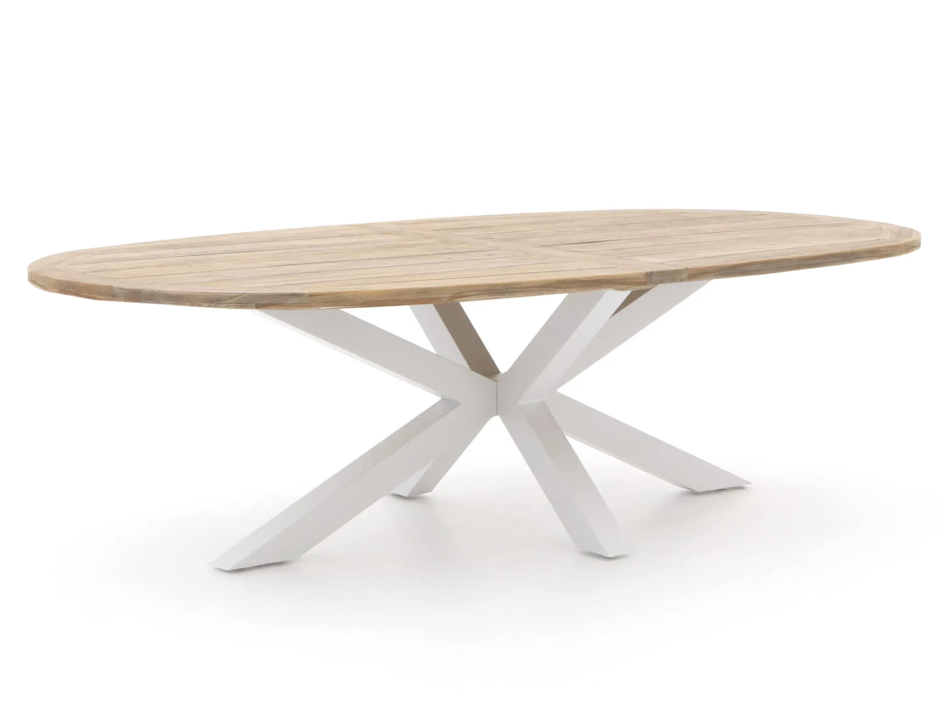Manifesto Rivola/ROUGH-Y Ellips 280cm dining tuinset 9-delig