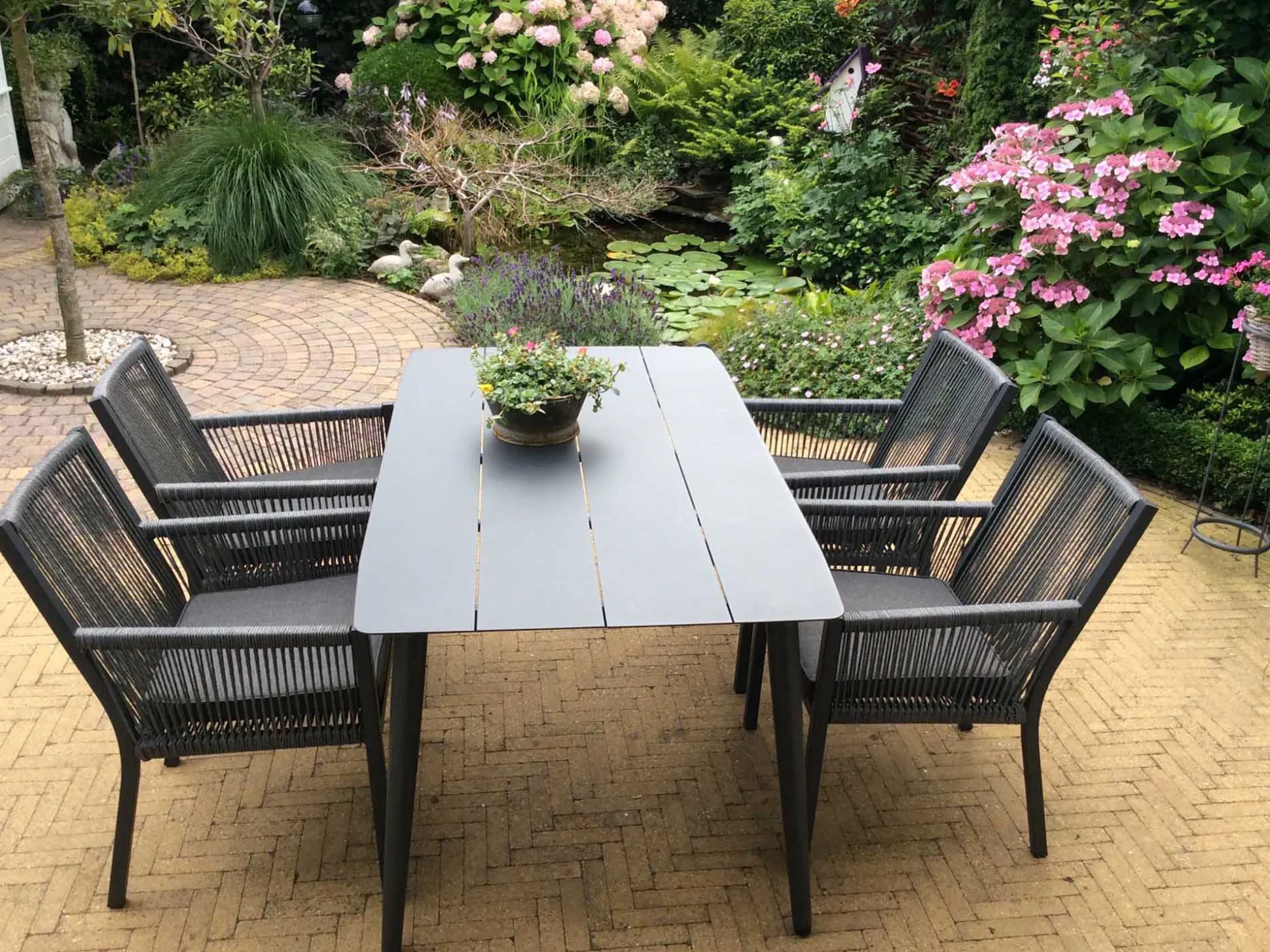 Manifesto Rivola/Sora 160cm dining tuinset 5-delig