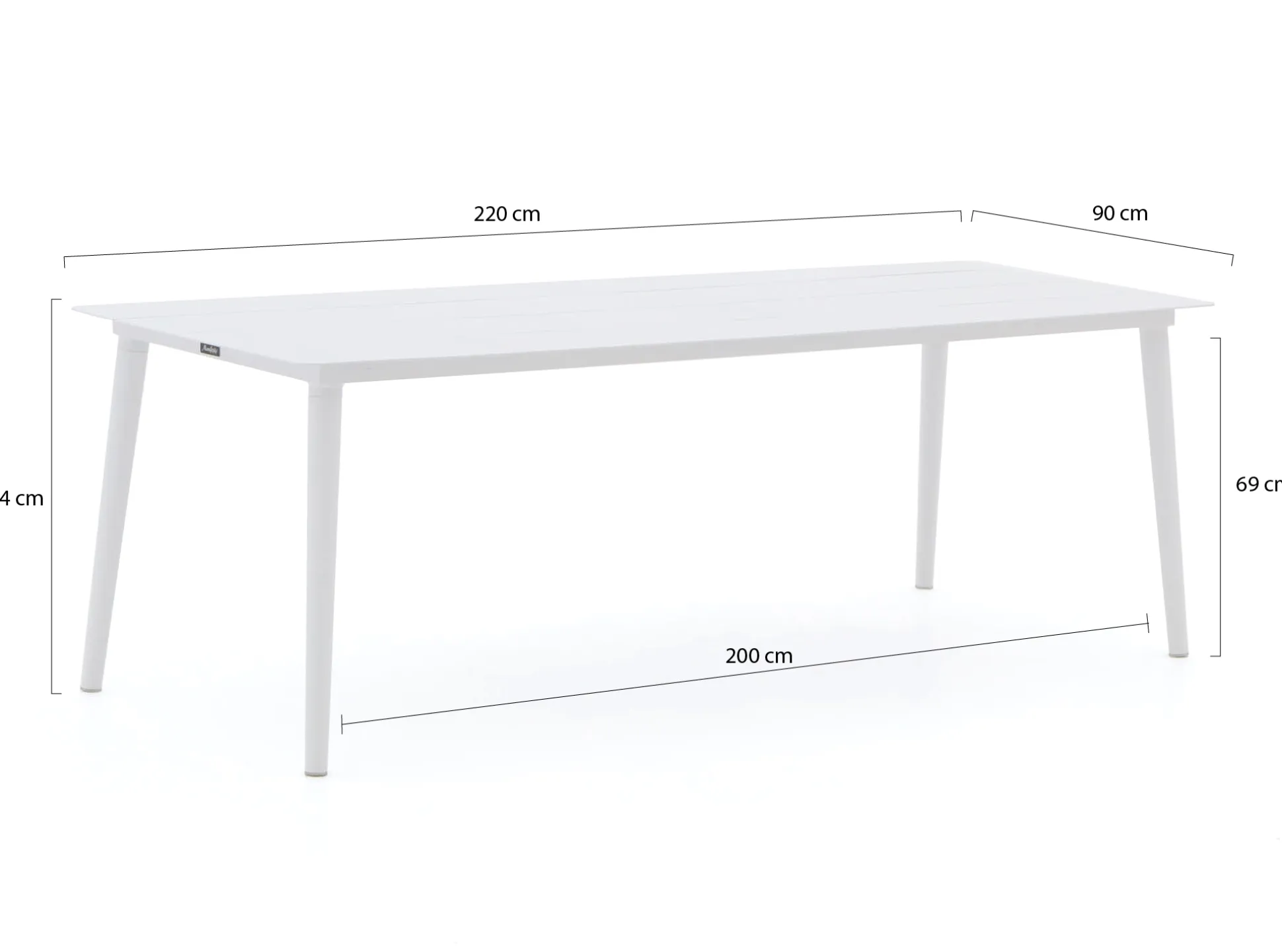 Manifesto Sora dining tuintafel 220x90x74cm