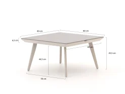 Manifesto Valsecca lounge tuintafel 80x80x45cm