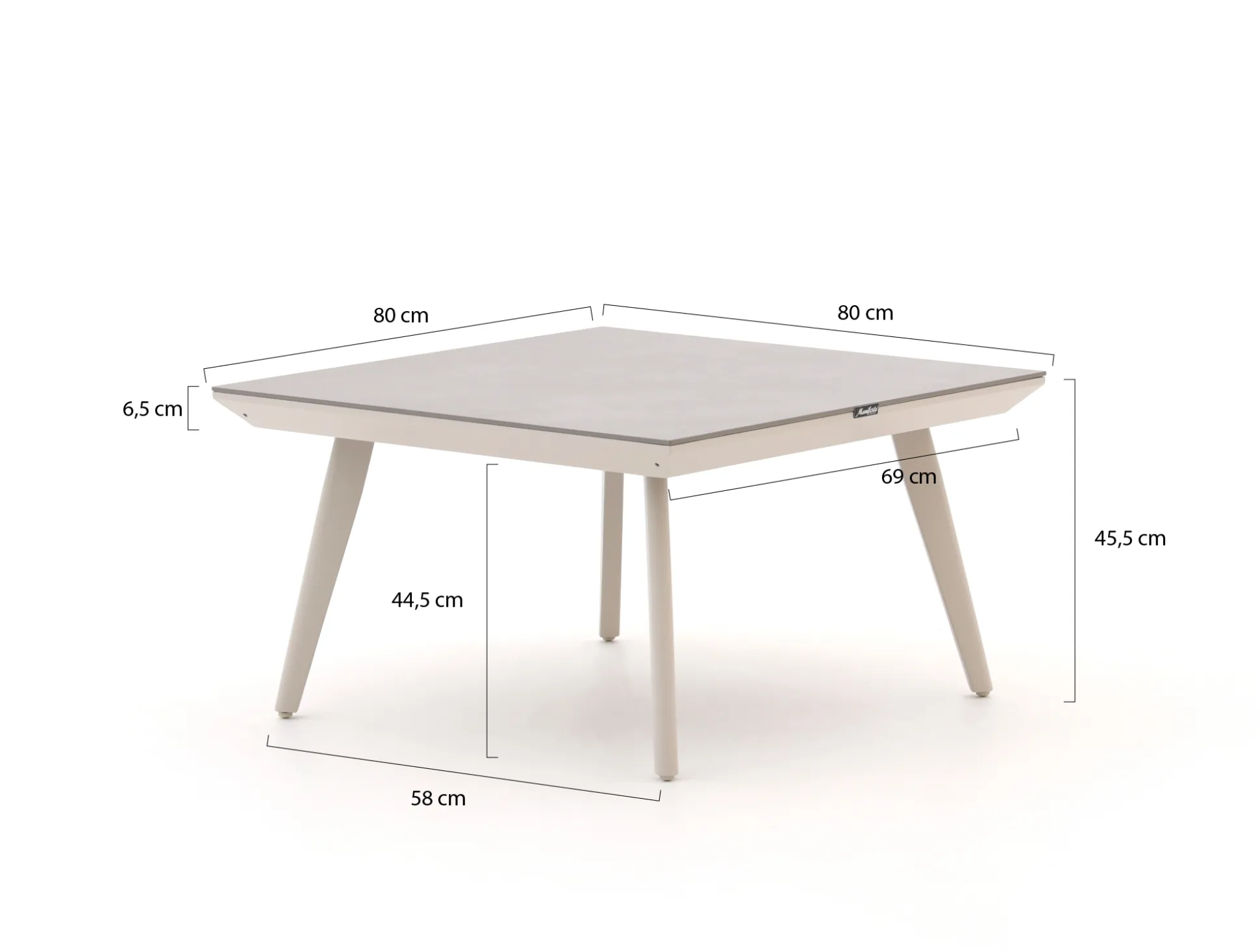 Manifesto Valsecca lounge tuintafel 80x80x45cm
