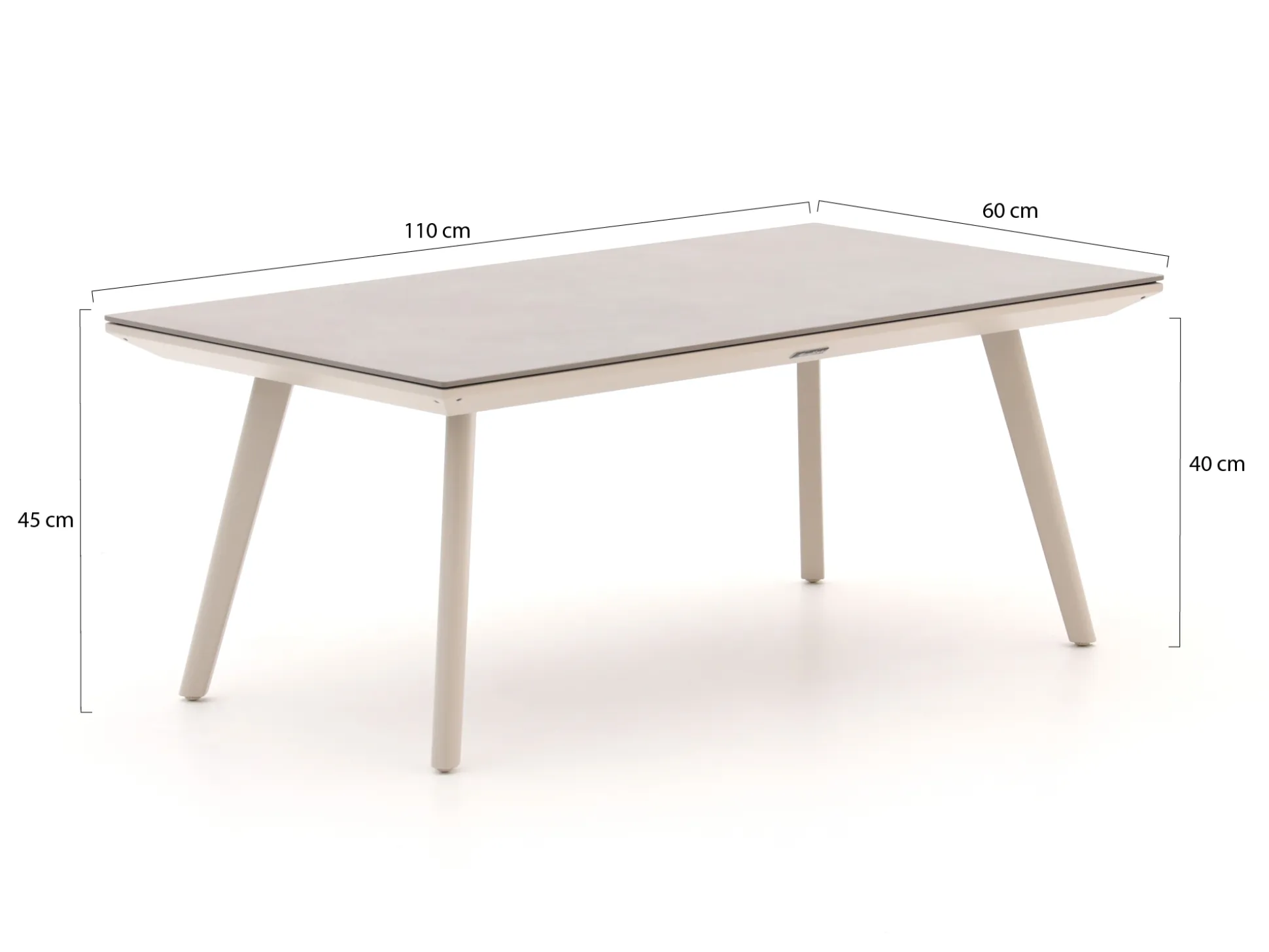 Manifesto Valsecca lounge tuintafel 110x60x45cm