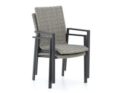 Manifesto Villongo/Canzo 80cm dining tuinset 5-delig stapelbaar inklapbaar