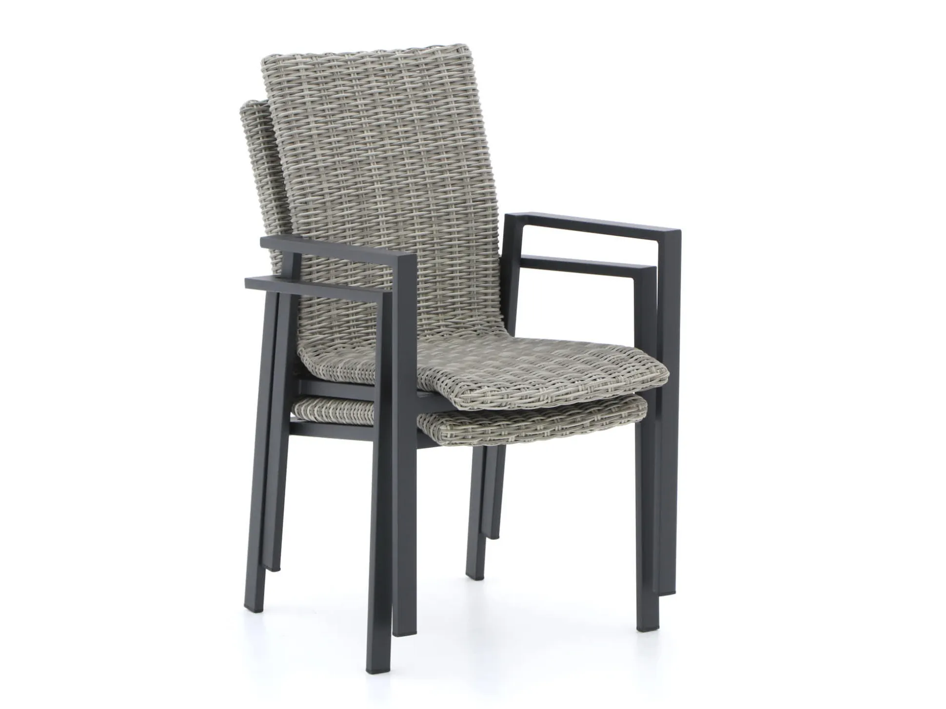 Manifesto Villongo/Canzo 80cm dining tuinset 5-delig stapelbaar inklapbaar