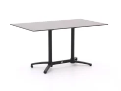 Manifesto Villongo/Canzo 140cm dining tuinset 5-delig stapelbaar inklapbaar