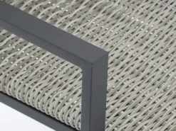 Manifesto Villongo/Canzo 140cm dining tuinset 5-delig stapelbaar inklapbaar