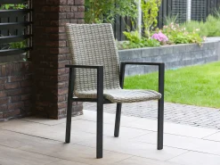 Manifesto Villongo/Canzo 80cm dining tuinset 5-delig stapelbaar inklapbaar