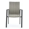 Manifesto Villongo/Fidenza ovaal 180cm dining tuinset 7-delig stapelbaar