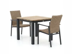 Manifesto Villongo/Lagundo 90cm dining tuinset 3-delig stapelbaar