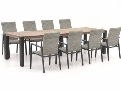 Manifesto Villongo/ROUGH-S 300cm dining tuinset 9-delig stapelbaar