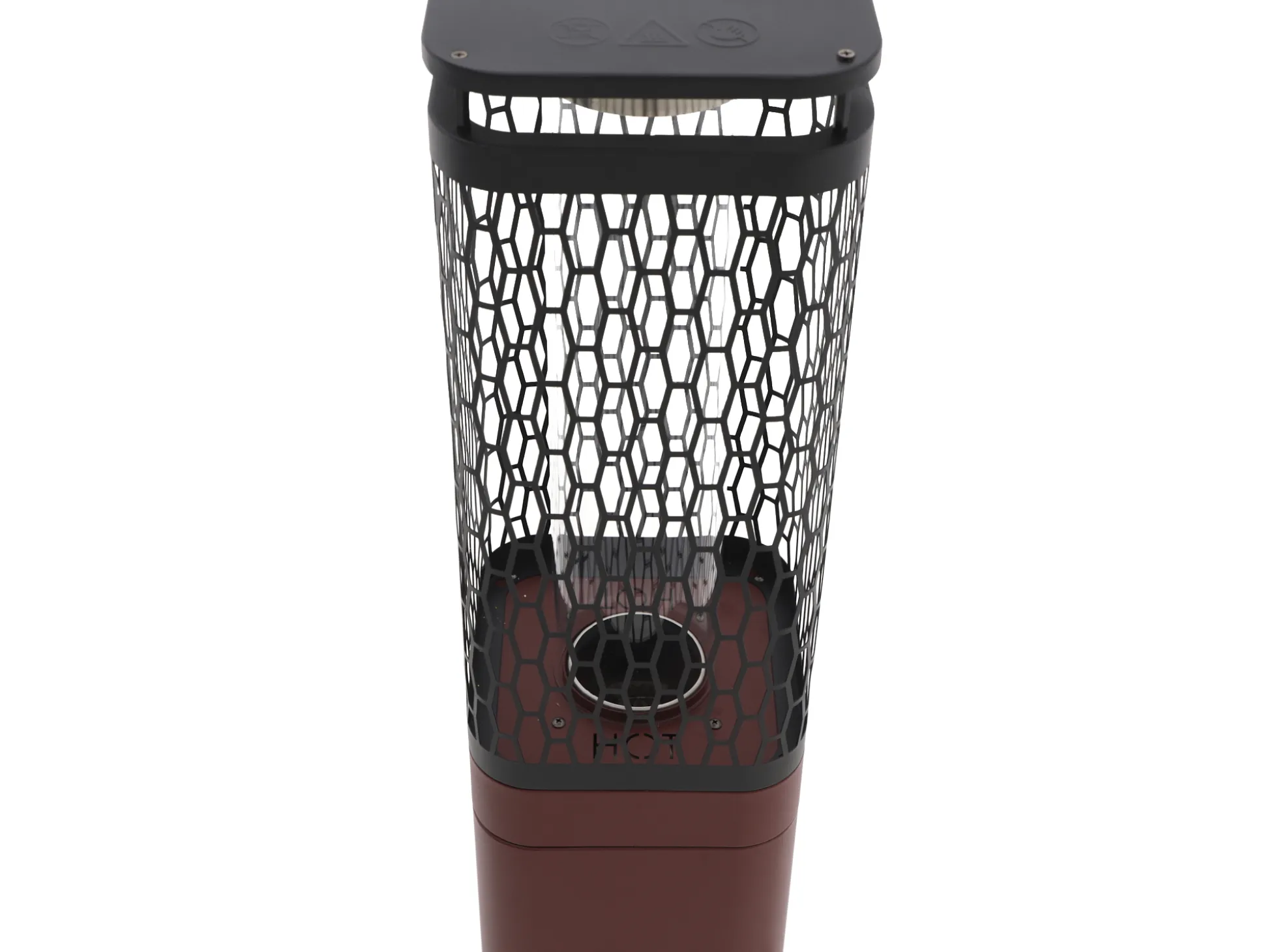 Monti HeatLine Blaze pellet terrasverwarmer 26x26x95cm