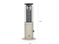 Monti HeatLine Ember pellet terrasverwarmer ø24cm (h: 58cm)