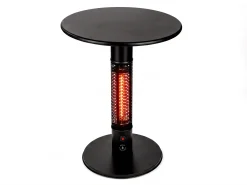 Monti HeatLine Pulse tafel met terrasverwarmer 1500W ø60cm (h: 75cm)