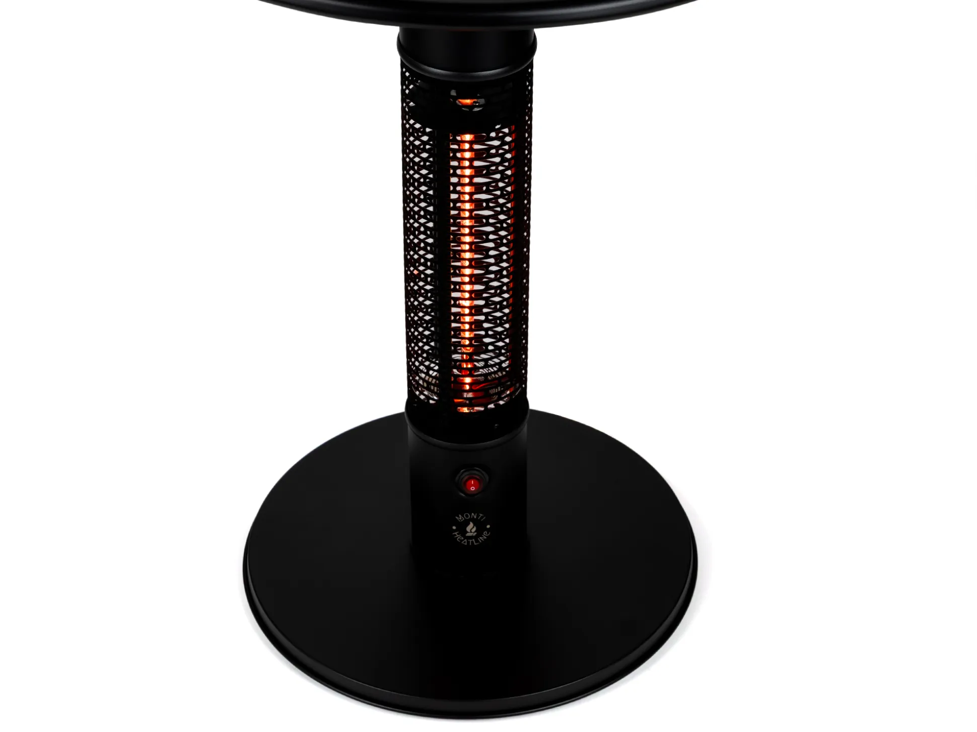Monti HeatLine Pulse tafel met terrasverwarmer 1500W ø60cm (h: 75cm)