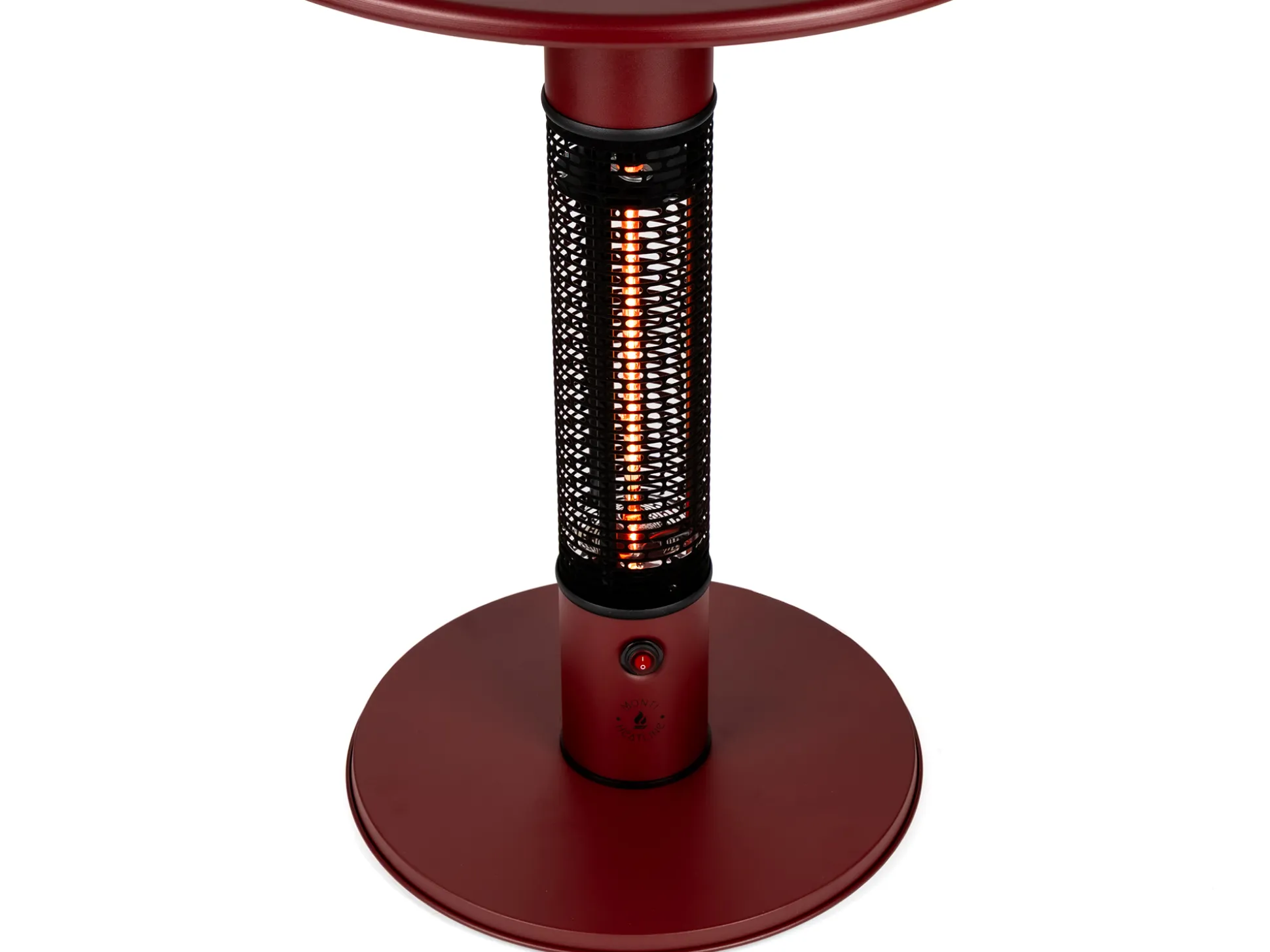 Monti HeatLine Pulse tafel met terrasverwarmer 1500W ø60cm (h: 75cm)