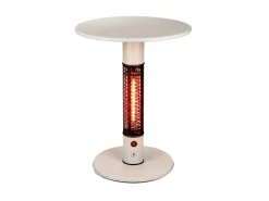 Monti HeatLine Pulse tafel met terrasverwarmer 1500W ø60cm (h: 75cm)