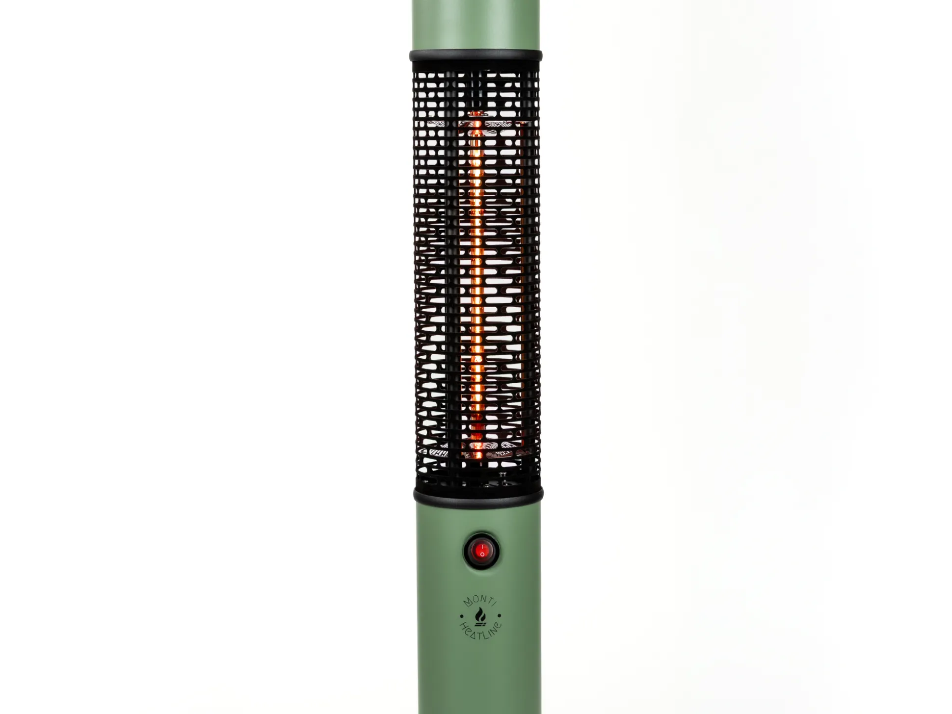 Monti HeatLine Vibe bartafel met terrasverwarmer 1500W ø60cm (h: 110cm)