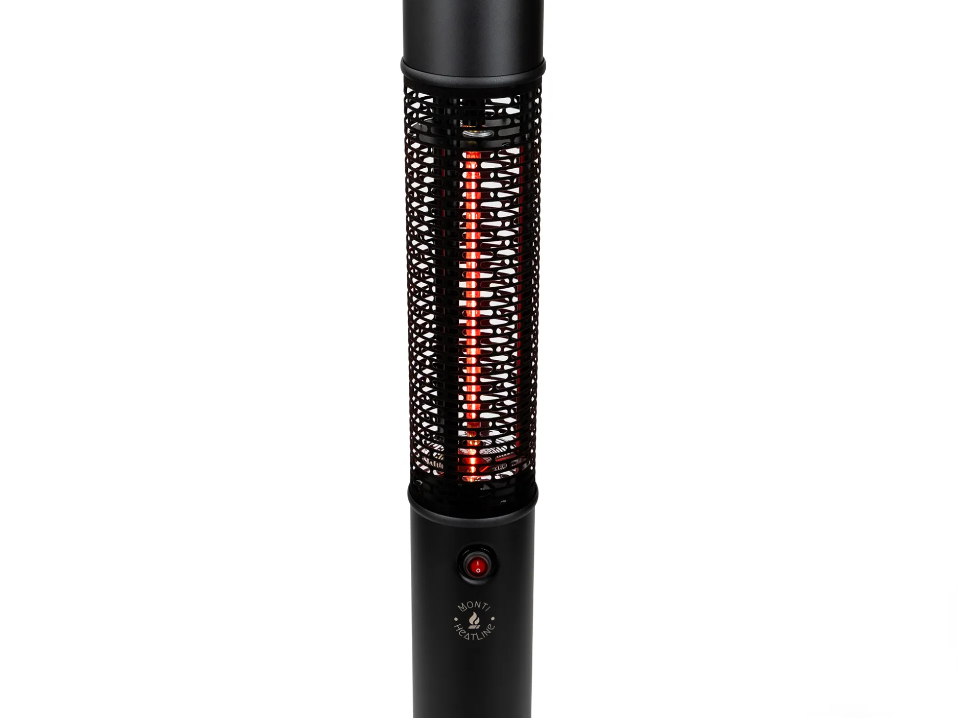 Monti HeatLine Vibe bartafel met terrasverwarmer 1500W ø60cm (h: 110cm)