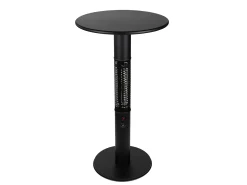 Monti HeatLine Vibe bartafel met terrasverwarmer 1500W ø60cm (h: 110cm)