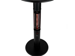 Monti HeatLine Vibe bartafel met terrasverwarmer 1500W ø60cm (h: 110cm)