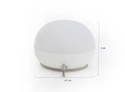 New Garden Coco Bulb buitenlamp led oplaadbaar dimbaar ø 11cm
