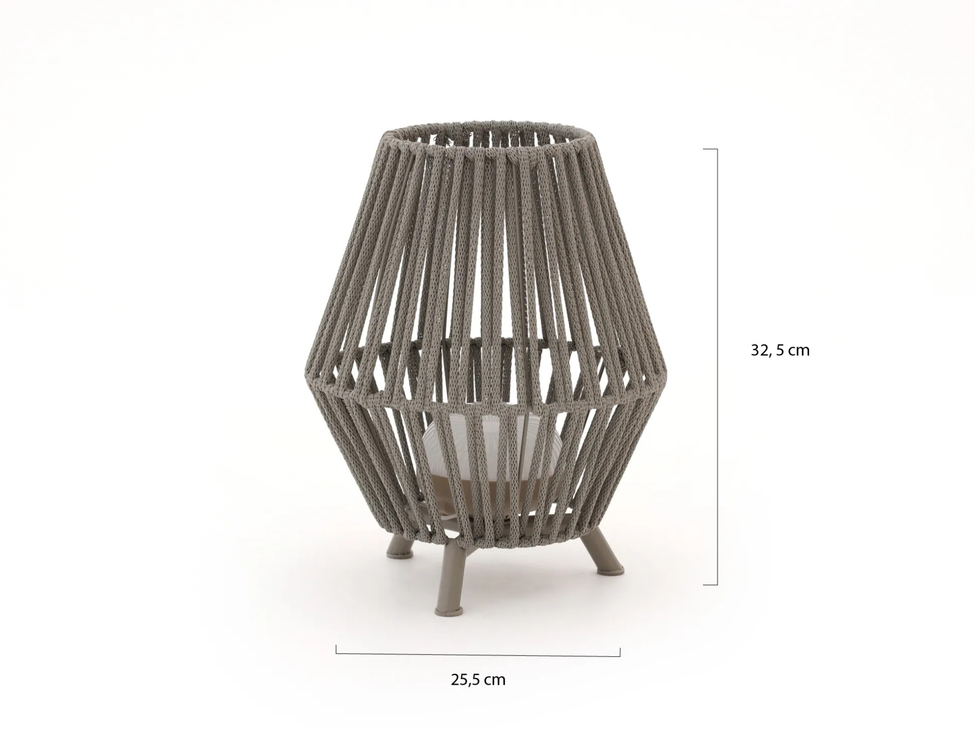 New Garden Conta tafellamp led oplaadbaar dimbaar ø 25,5cm (h: 32,5cm)