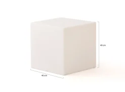 New Garden Cuby buitenlamp led solar oplaadbaar dimbaar 40x40cm