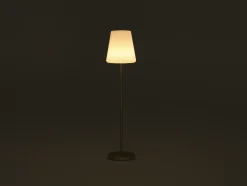 New Garden Lola slim staande buitenlamp led solar oplaadbaar dimbaar ø 28cm (h: 119cm)