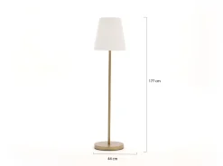 New Garden Lola slim staande buitenlamp led solar oplaadbaar dimbaar ø 44cm (h: 177cm)