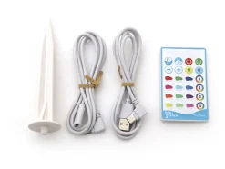 New Garden Lola slim staande buitenlamp led solar oplaadbaar dimbaar ø 44cm (h: 177cm)
