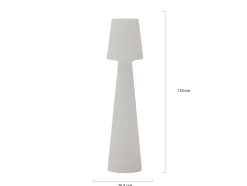 New Garden Lola staande buitenlamp led oplaadbaar dimbaar ø 26,5cm (h: 110cm)